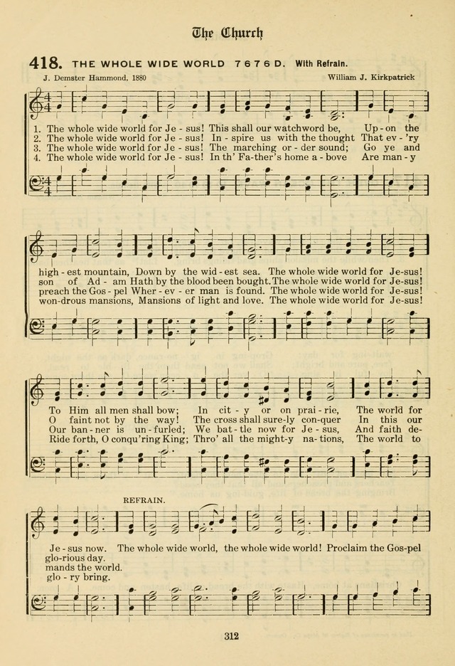 The Evangelical Hymnal page 314