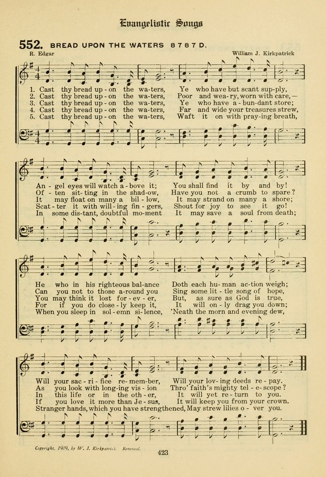 The Evangelical Hymnal page 425