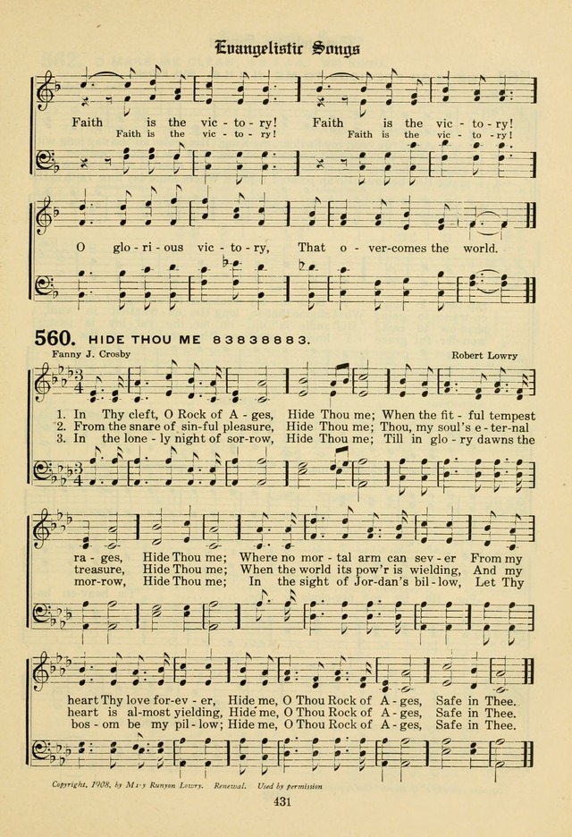 The Evangelical Hymnal page 433