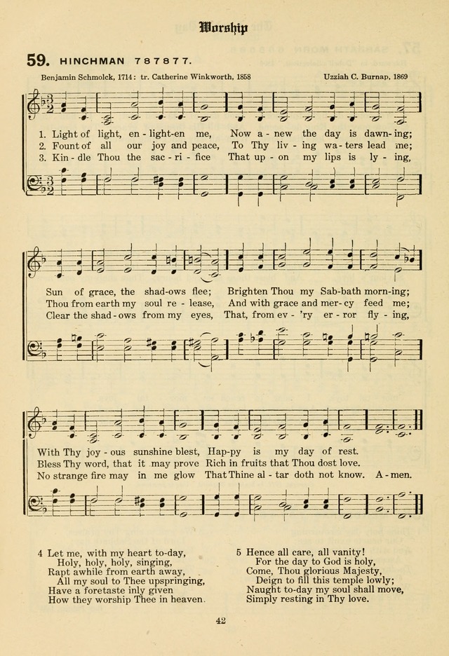 The Evangelical Hymnal page 44