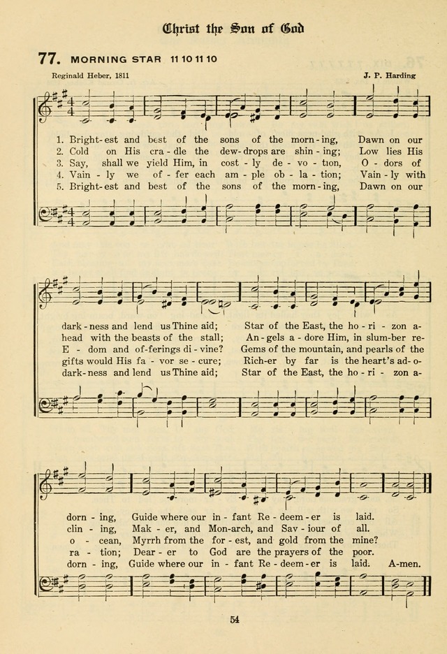 The Evangelical Hymnal page 56