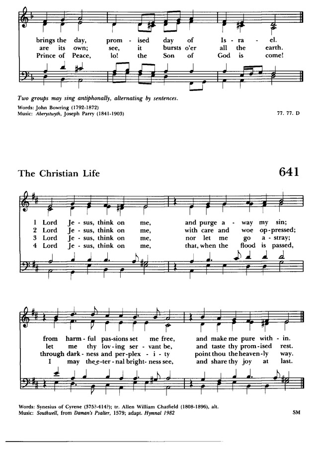 The Hymnal 1982: according to the use of the Episcopal Church page 861