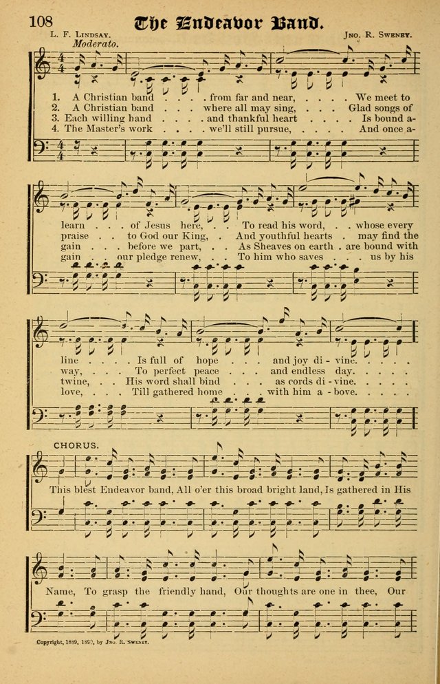The Emory Hymnal No. 2: sacred hymns and music for use in public worship, Sunday-schools, social meetings and family worship page 110