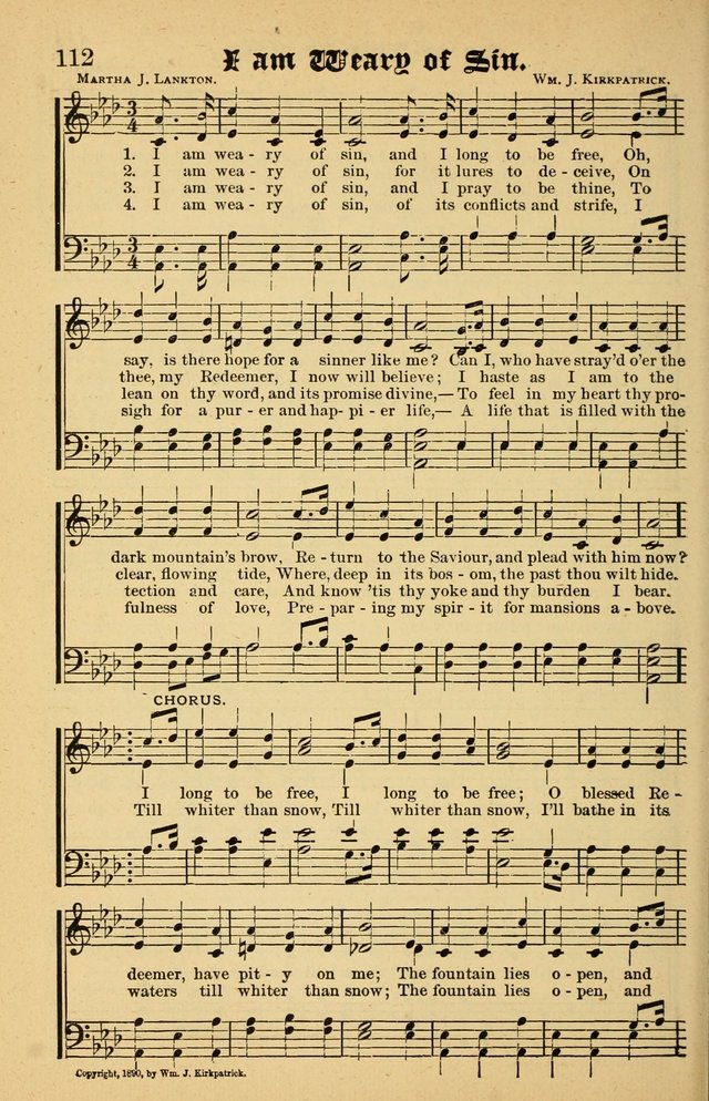 The Emory Hymnal No. 2: sacred hymns and music for use in public worship, Sunday-schools, social meetings and family worship page 114