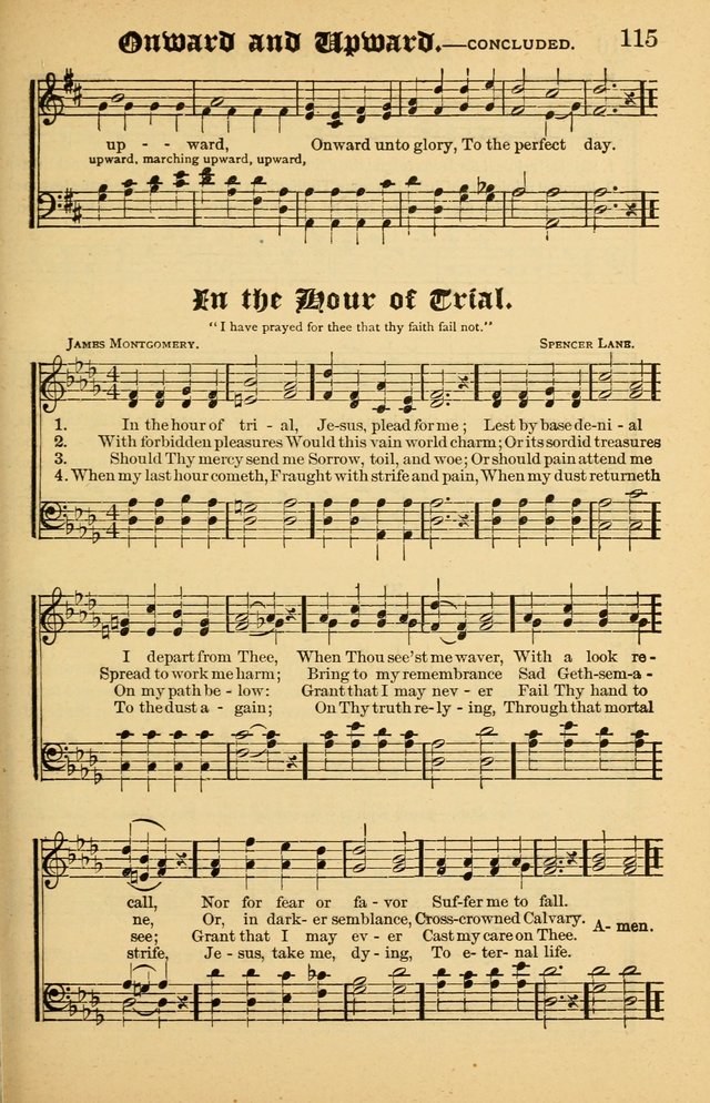 The Emory Hymnal No. 2: sacred hymns and music for use in public worship, Sunday-schools, social meetings and family worship page 117