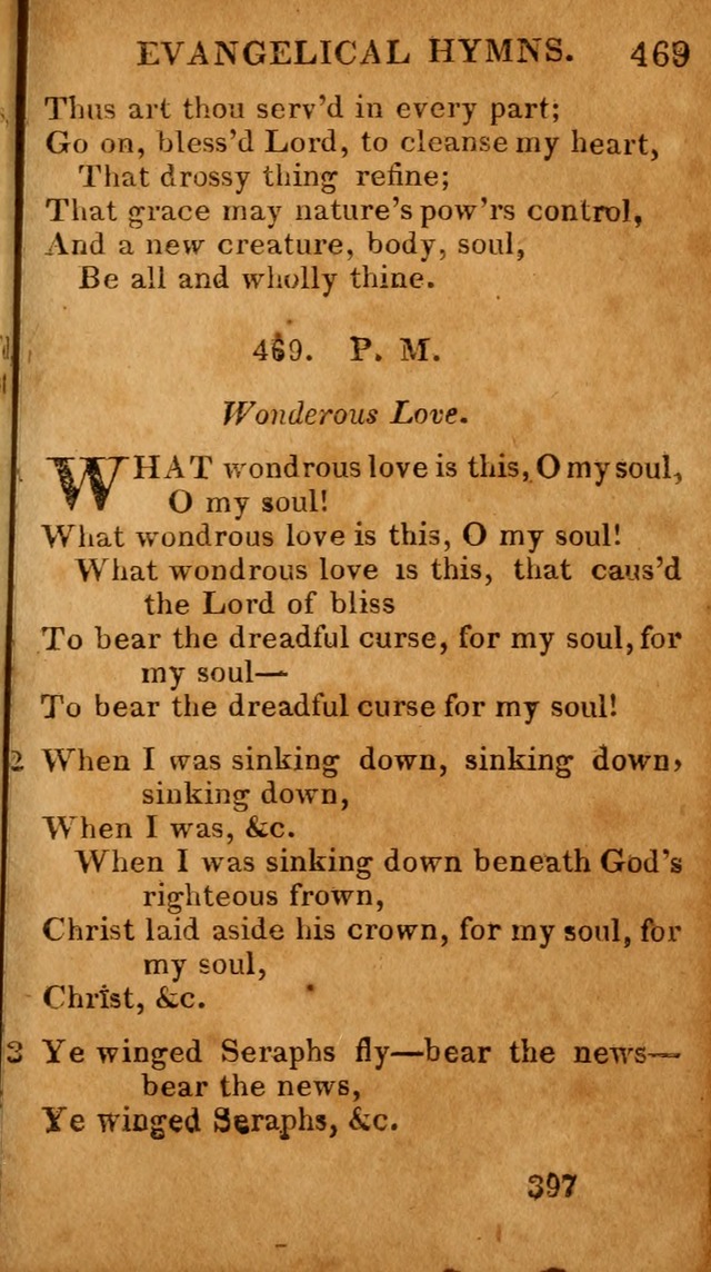 Evangelical Hymns: for private, family, social, and public worship; selected from various authors (3rd ed. enl.) page 397