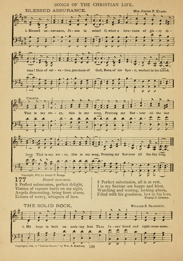 The Epworth Hymnal: containing standard hymns of the Church, songs for the Sunday-School, songs for social services, songs for the home circle, songs for special occasions page 133