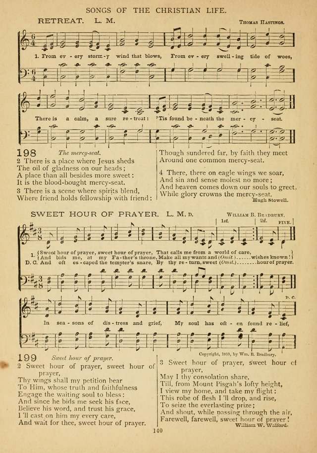 The Epworth Hymnal: containing standard hymns of the Church, songs for the Sunday-School, songs for social services, songs for the home circle, songs for special occasions page 145
