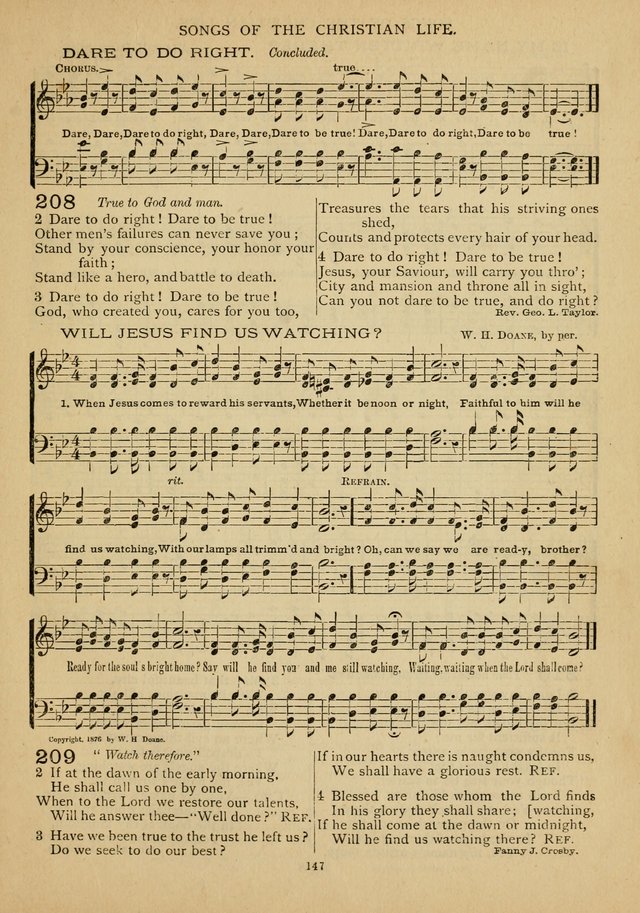 The Epworth Hymnal: containing standard hymns of the Church, songs for the Sunday-School, songs for social services, songs for the home circle, songs for special occasions page 152