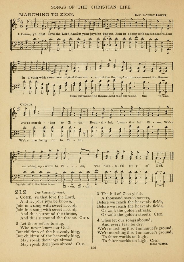 The Epworth Hymnal: containing standard hymns of the Church, songs for the Sunday-School, songs for social services, songs for the home circle, songs for special occasions page 155