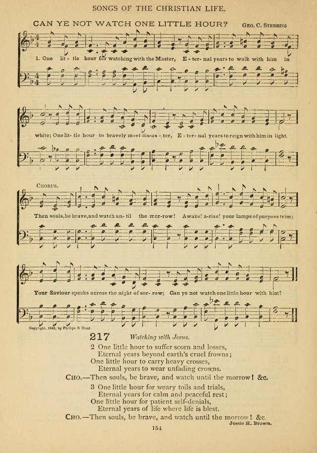 The Epworth Hymnal: containing standard hymns of the Church, songs for the Sunday-School, songs for social services, songs for the home circle, songs for special occasions page 159