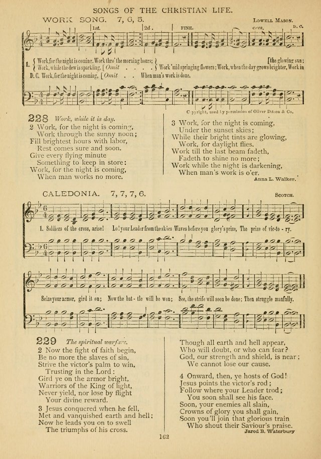 The Epworth Hymnal: containing standard hymns of the Church, songs for the Sunday-School, songs for social services, songs for the home circle, songs for special occasions page 167