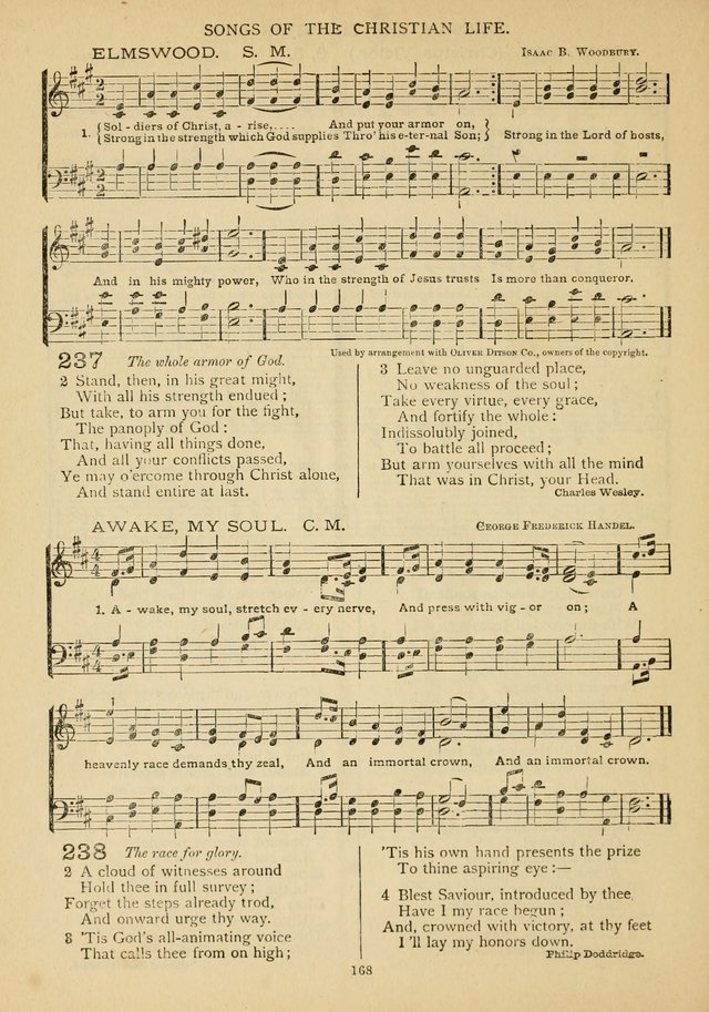 The Epworth Hymnal: containing standard hymns of the Church, songs for the Sunday-School, songs for social services, songs for the home circle, songs for special occasions page 173