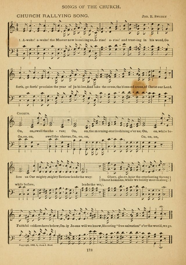 The Epworth Hymnal: containing standard hymns of the Church, songs for the Sunday-School, songs for social services, songs for the home circle, songs for special occasions page 183
