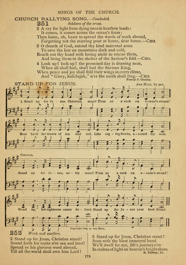 The Epworth Hymnal: containing standard hymns of the Church, songs for the Sunday-School, songs for social services, songs for the home circle, songs for special occasions page 184