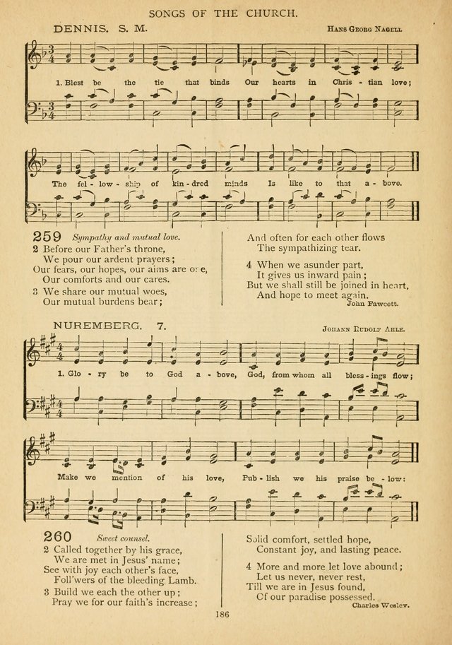 The Epworth Hymnal: containing standard hymns of the Church, songs for the Sunday-School, songs for social services, songs for the home circle, songs for special occasions page 191