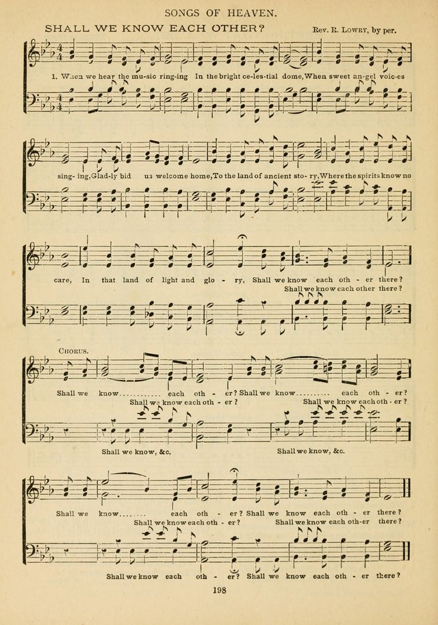 The Epworth Hymnal: containing standard hymns of the Church, songs for the Sunday-School, songs for social services, songs for the home circle, songs for special occasions page 203