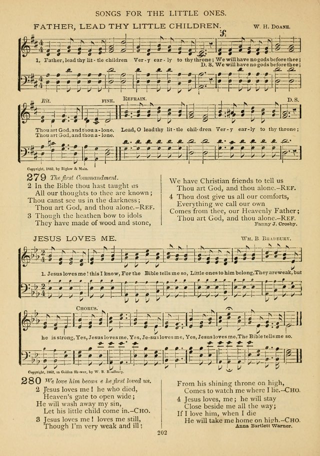 The Epworth Hymnal: containing standard hymns of the Church, songs for the Sunday-School, songs for social services, songs for the home circle, songs for special occasions page 207