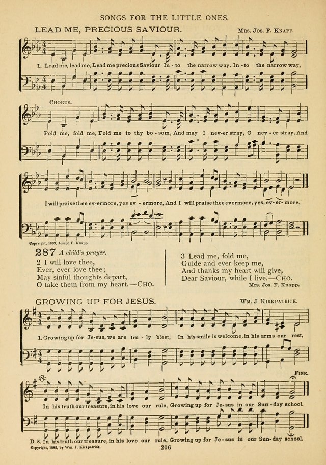 The Epworth Hymnal: containing standard hymns of the Church, songs for the Sunday-School, songs for social services, songs for the home circle, songs for special occasions page 211