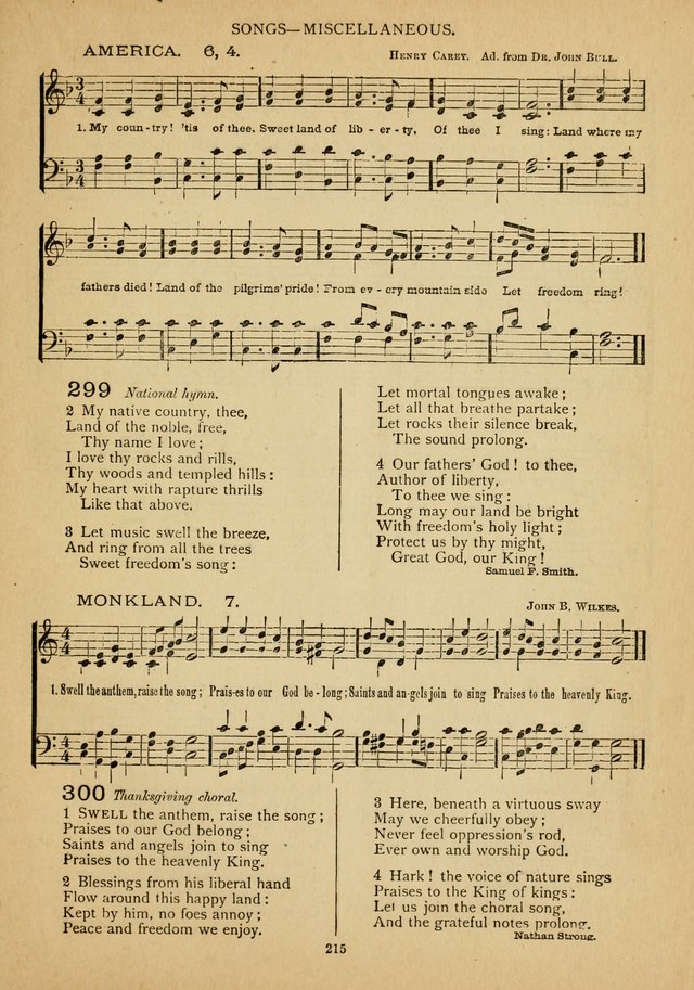 The Epworth Hymnal: containing standard hymns of the Church, songs for the Sunday-School, songs for social services, songs for the home circle, songs for special occasions page 220