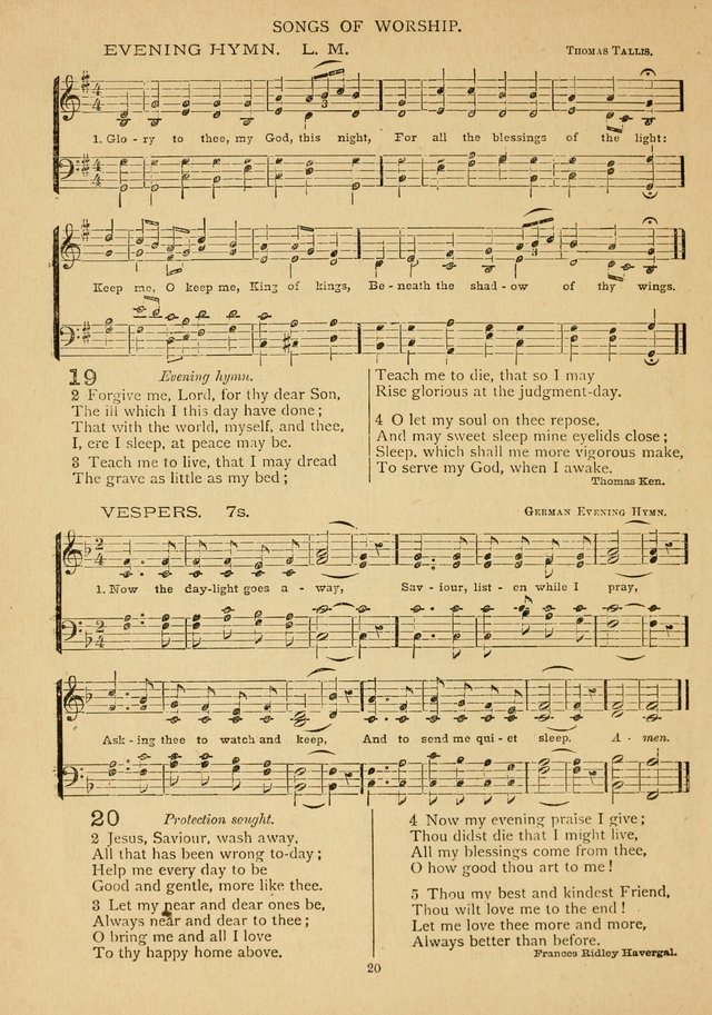 The Epworth Hymnal: containing standard hymns of the Church, songs for the Sunday-School, songs for social services, songs for the home circle, songs for special occasions page 25