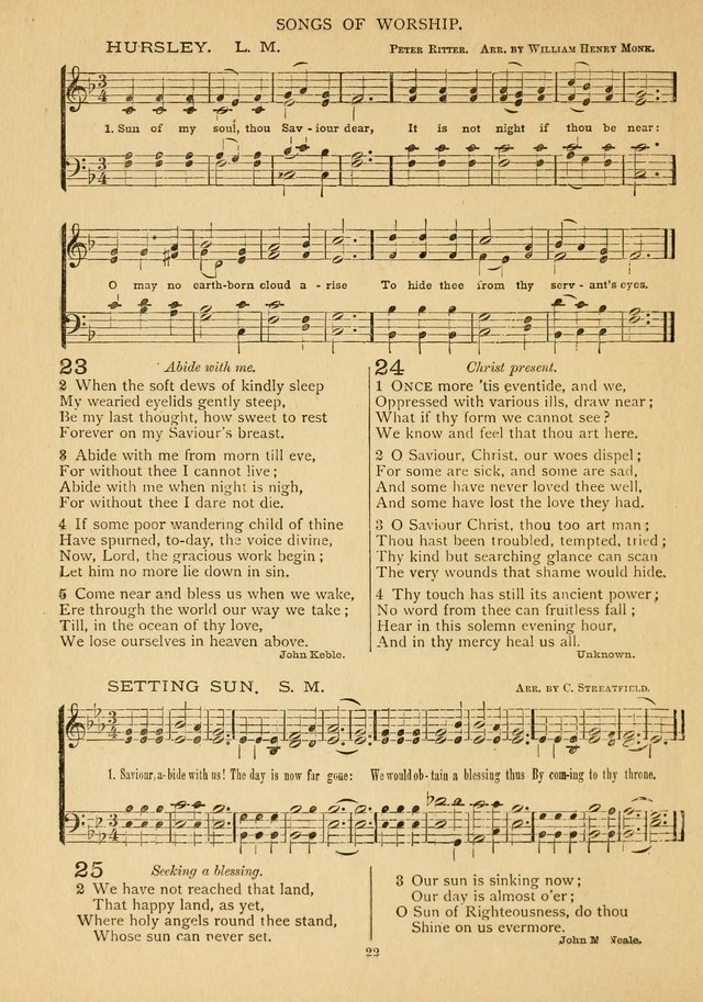 The Epworth Hymnal: containing standard hymns of the Church, songs for the Sunday-School, songs for social services, songs for the home circle, songs for special occasions page 27