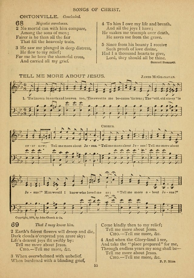 The Epworth Hymnal: containing standard hymns of the Church, songs for the Sunday-School, songs for social services, songs for the home circle, songs for special occasions page 60