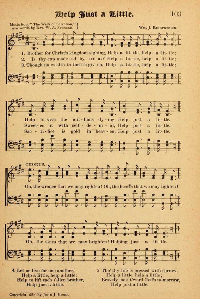 The Emory Hymnal: a collection of sacred hymns and music for use in public worship, Sunday-schools, social meetings and family worship page 101