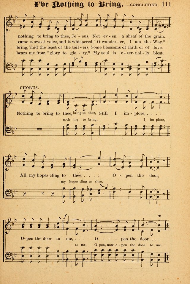 The Emory Hymnal: a collection of sacred hymns and music for use in public worship, Sunday-schools, social meetings and family worship page 109