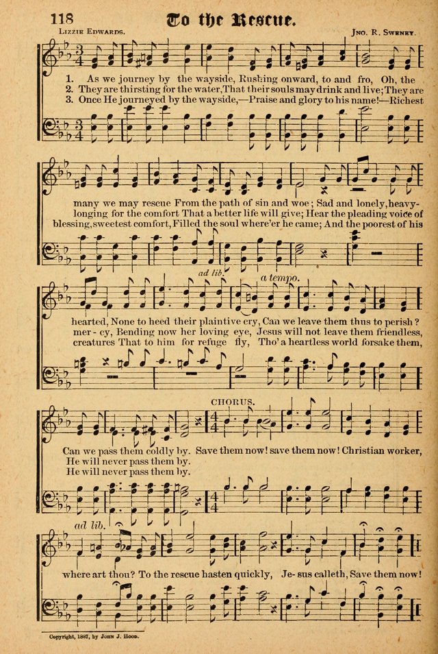 The Emory Hymnal: a collection of sacred hymns and music for use in public worship, Sunday-schools, social meetings and family worship page 116
