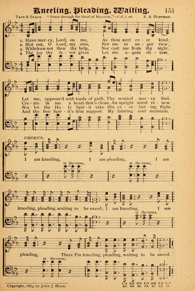 The Emory Hymnal: a collection of sacred hymns and music for use in public worship, Sunday-schools, social meetings and family worship page 149