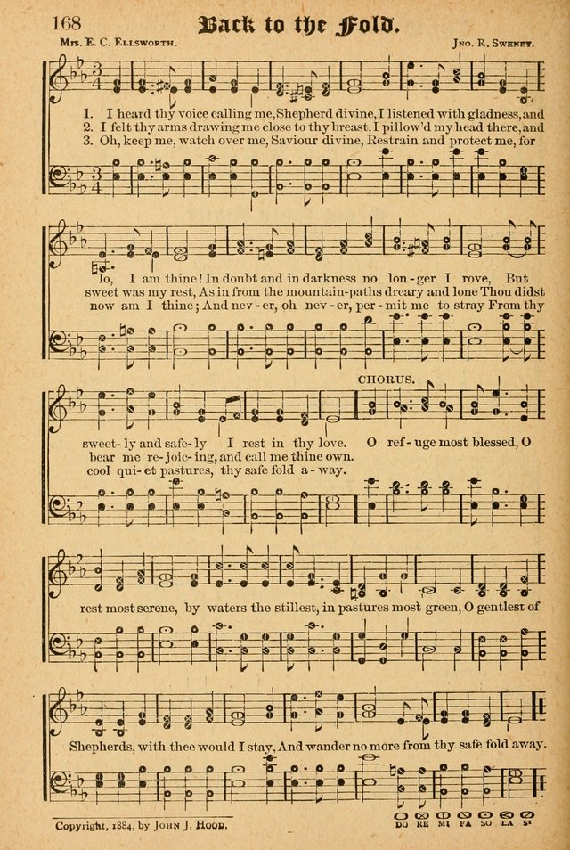 The Emory Hymnal: a collection of sacred hymns and music for use in public worship, Sunday-schools, social meetings and family worship page 166