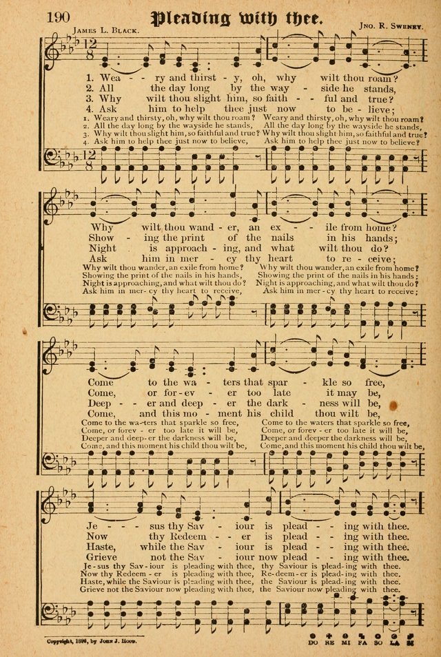 The Emory Hymnal: a collection of sacred hymns and music for use in public worship, Sunday-schools, social meetings and family worship page 188