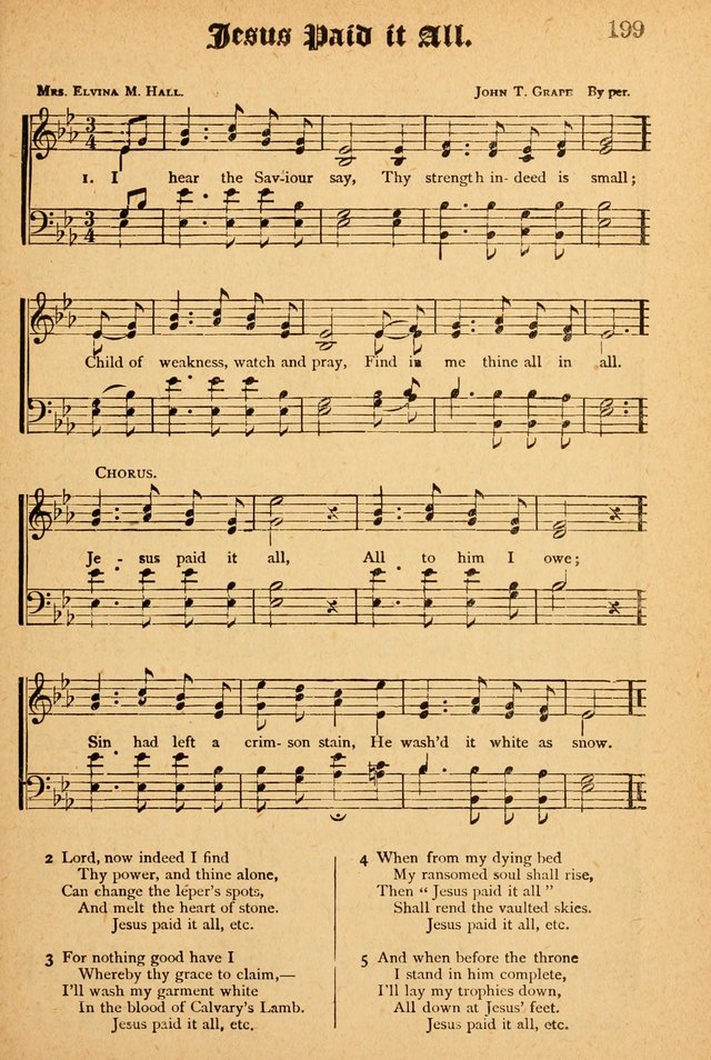 The Emory Hymnal: a collection of sacred hymns and music for use in public worship, Sunday-schools, social meetings and family worship page 197
