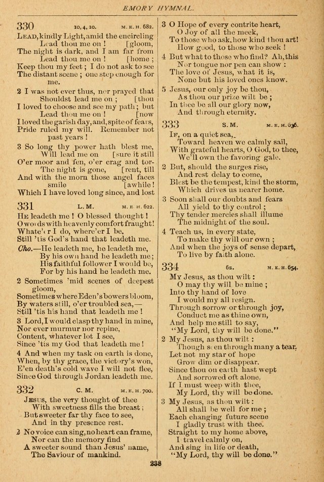The Emory Hymnal: a collection of sacred hymns and music for use in public worship, Sunday-schools, social meetings and family worship page 236