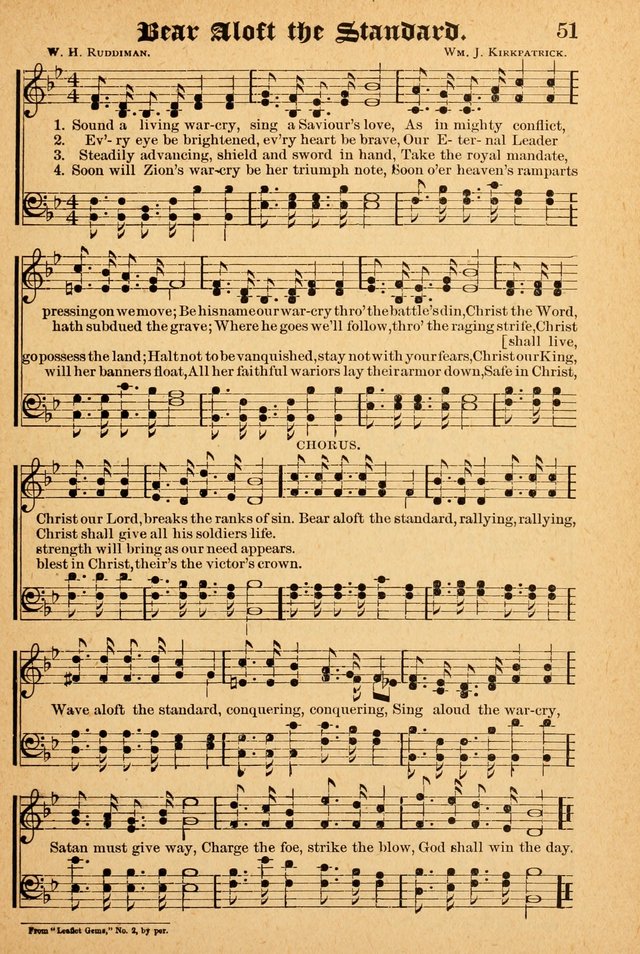 The Emory Hymnal: a collection of sacred hymns and music for use in public worship, Sunday-schools, social meetings and family worship page 51