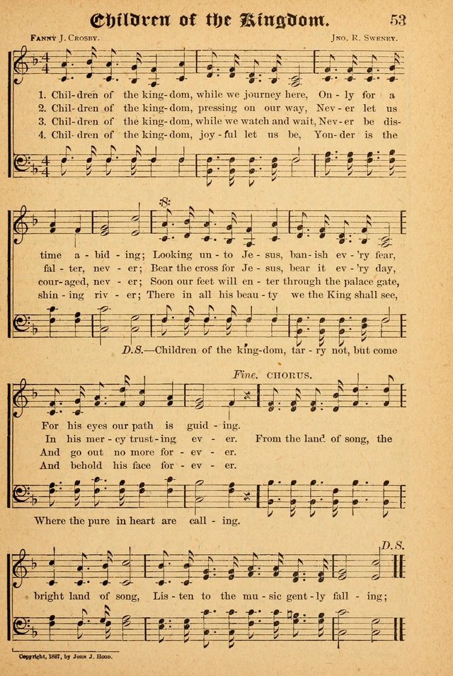 The Emory Hymnal: a collection of sacred hymns and music for use in public worship, Sunday-schools, social meetings and family worship page 53