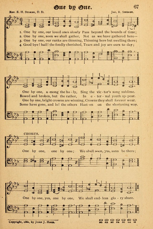 The Emory Hymnal: a collection of sacred hymns and music for use in public worship, Sunday-schools, social meetings and family worship page 67