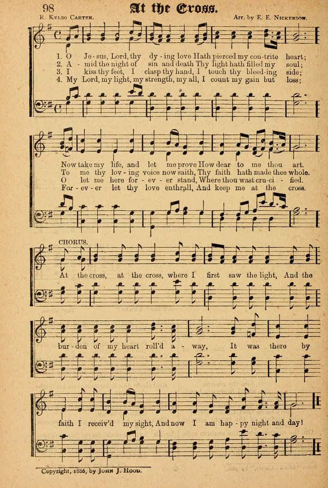The Emory Hymnal: a collection of sacred hymns and music for use in public worship, Sunday-schools, social meetings and family worship page 98