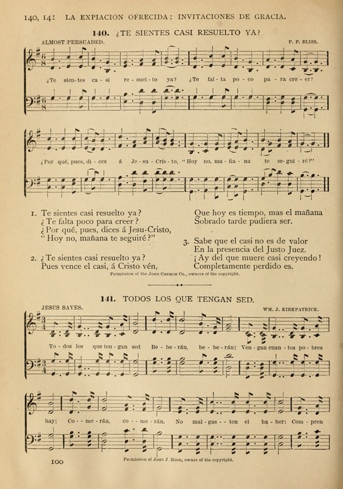El Himnario Evangelico : Para el Uso de Todas Las Iglesias page 97
