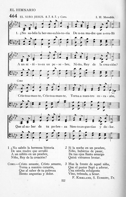 El Himnario para el uso de las Iglesias Evangelicas de Habla Espanola en Todo el Mundo page 523