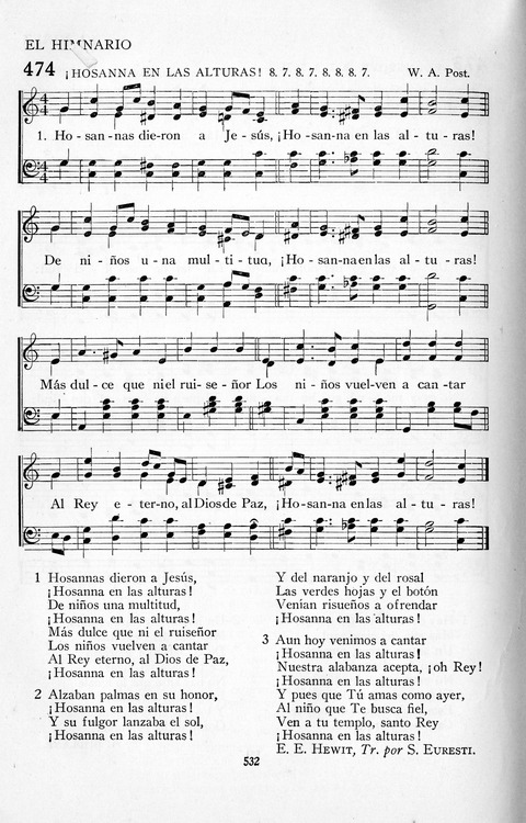 El Himnario para el uso de las Iglesias Evangelicas de Habla Espanola en Todo el Mundo page 533