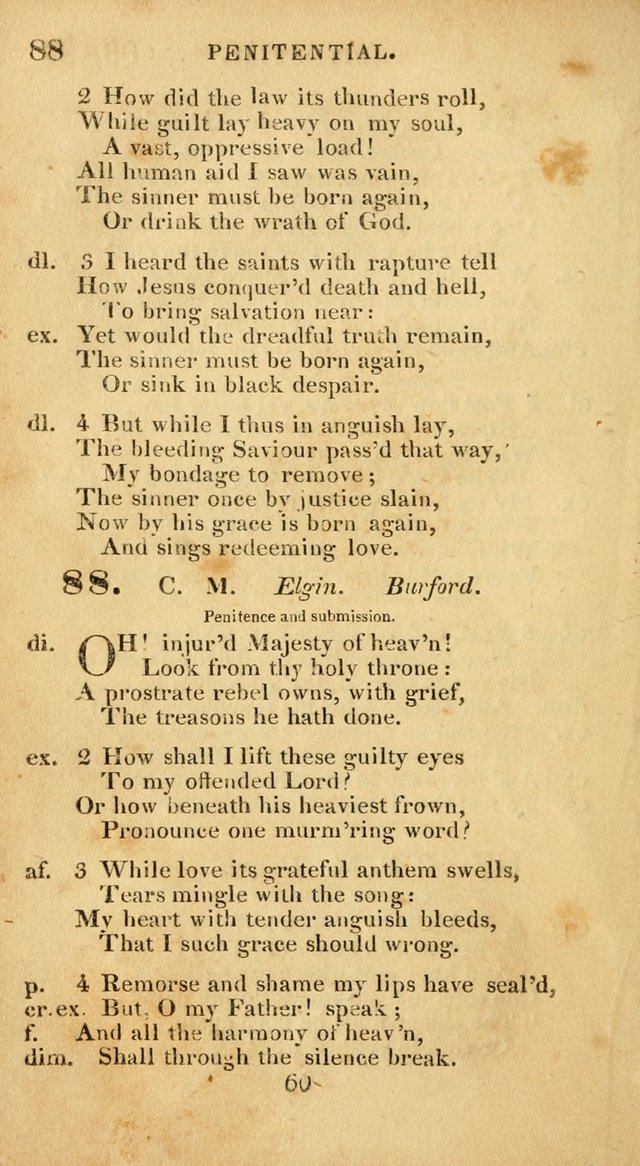 Evangelical Hymns: original and selected: designed for the use of families and private circles; for social prayer meetings, seasons of revival or oother occasions of special interest page 58