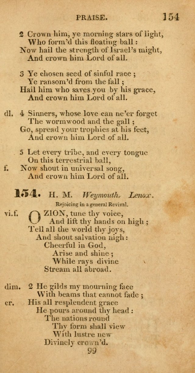 Evangelical Hymns: original and selected: designed for the use of families and private circles; for social prayer meetings, seasons of revival or oother occasions of special interest page 95