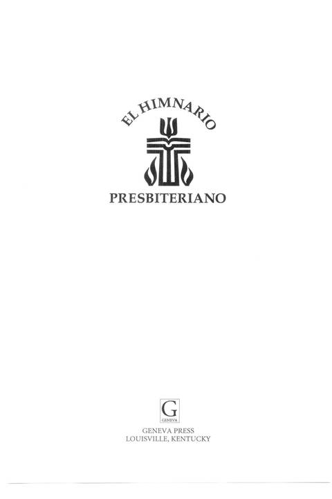 El Himnario Presbiteriano page iii