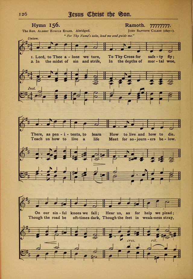 The Evangelical Hymnal with Tunes page 128