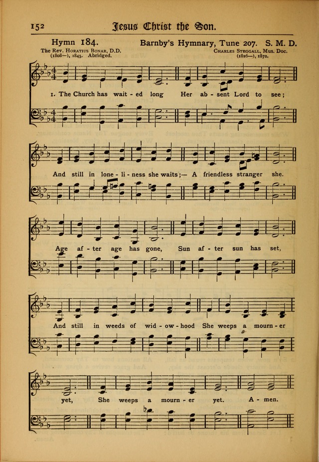 The Evangelical Hymnal with Tunes page 154