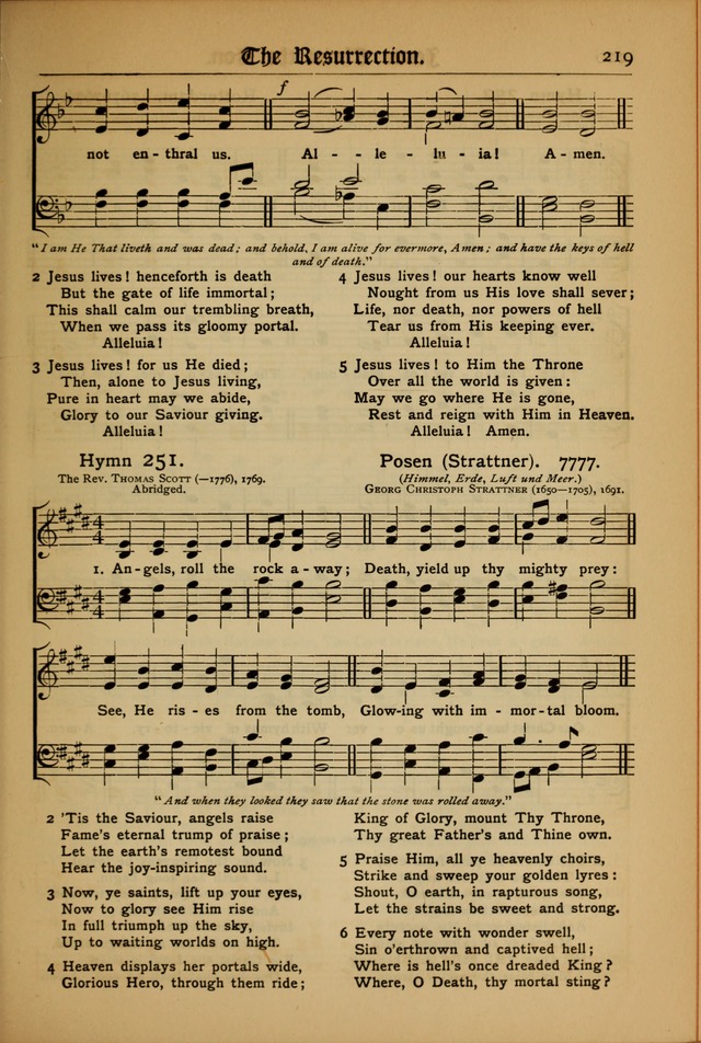 The Evangelical Hymnal with Tunes page 223
