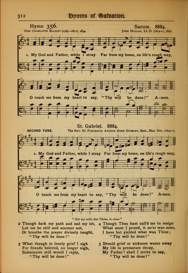 The Evangelical Hymnal with Tunes page 316