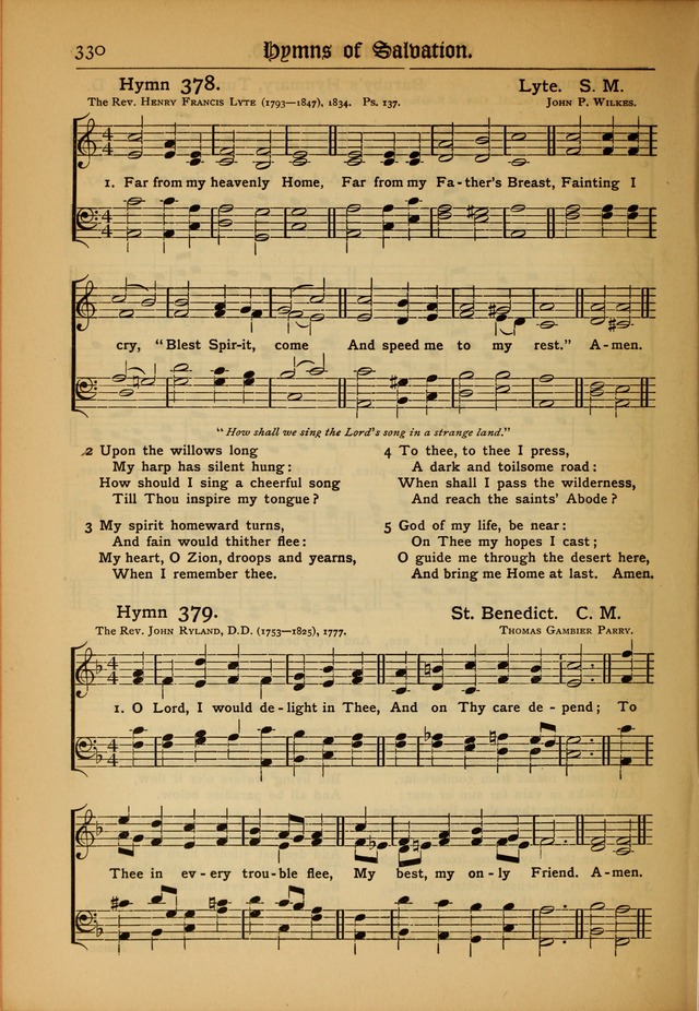 The Evangelical Hymnal with Tunes page 334
